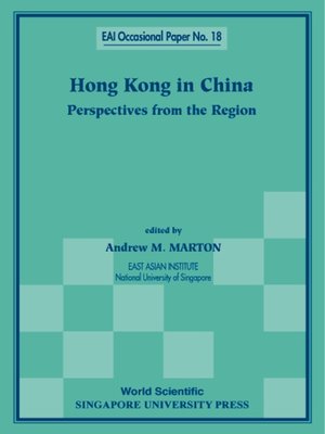 cover image of Hong Kong In China